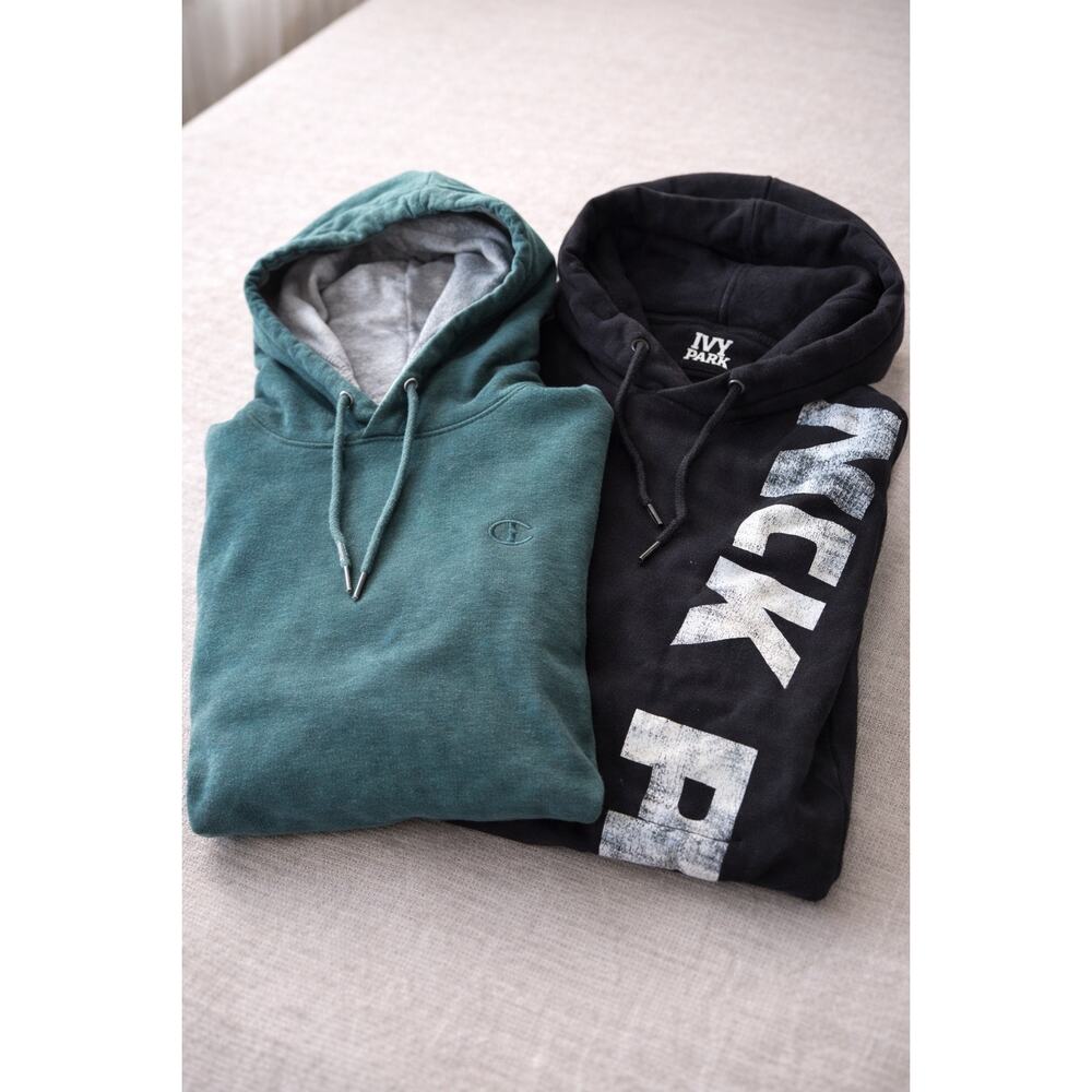 Champion + Ivy Park Hoodie Bundle Women’s Medium Athleisure Teal Black Set